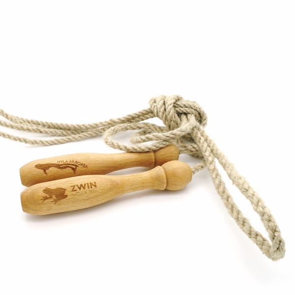 Skipping rope, beech (250 cm) natural - FSC 100%